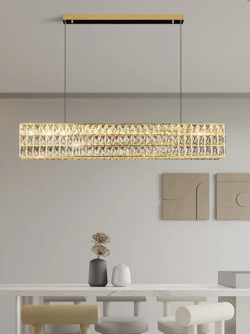 lustre en cristal moderne pour décoration intérieure de luxe - vue 2 sur 20