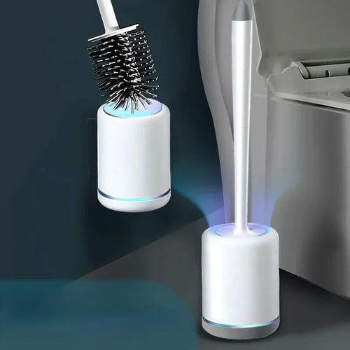 brosse suspendue en silicone avec long manche et support de séchage rapide - vue 3 sur 7