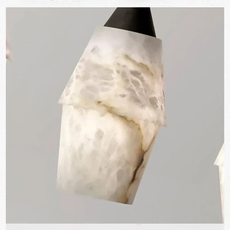 suspension moderne en marbre naturel pour décoration intérieure luxe - vue 5 sur 9