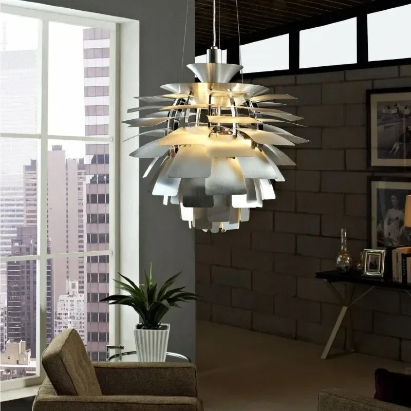 lustre suspension art led pinecone designer danois louis - vue 5 sur 12
