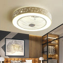 ventilateur de plafond moderne avec lumière led et télécommande