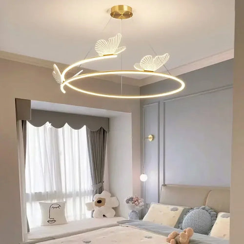 lustre papillon moderne design créatif pour décoration intérieure - vue 3 sur 9
