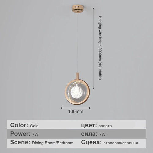 suspension en cristal de luxe pour décoration moderne - vue 11 sur 10
