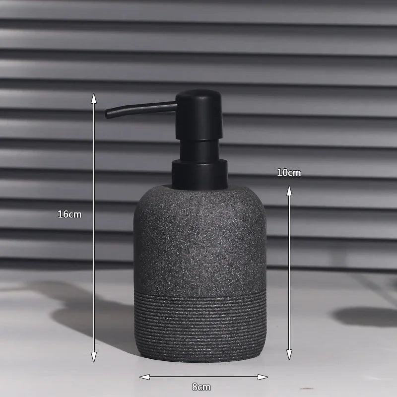 bouteille d'émulsion en grès pour salle de bain luxe - vue 10 sur 11