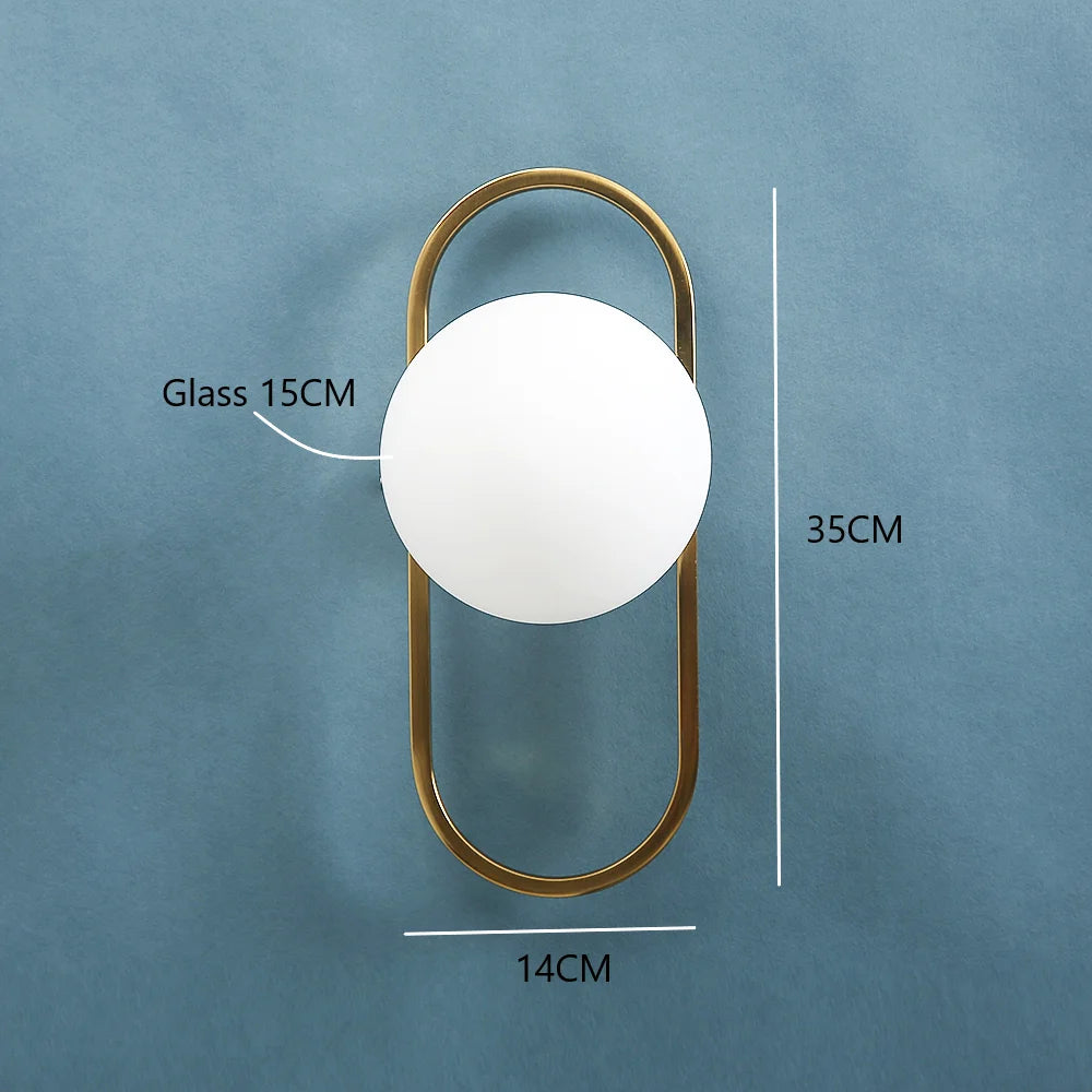 applique murale led en verre pour allée et arrière-plan d'hôtel - vue 9 sur 9