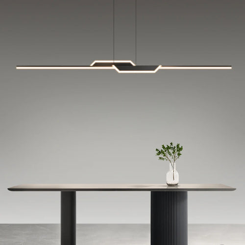 suspension led linéaire moderne pour décoration intérieure élégante - vue 2 sur 7
