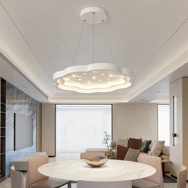 lustre led créatif pour un éclairage de luxe - vue 3 sur 9