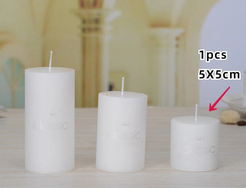 bougies piliers parfumées décoratives sans fumée en plusieurs tailles et couleurs - vue 22 sur 29