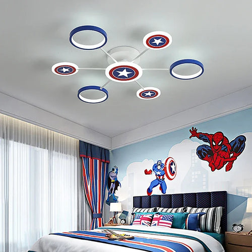 plafonnier led décoratif pour intérieur moderne et élégant - vue 2 sur 8