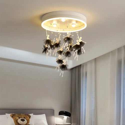 plafonnier led créatif nordique pour éclairage chaleureux et romantique - vue 3 sur 11