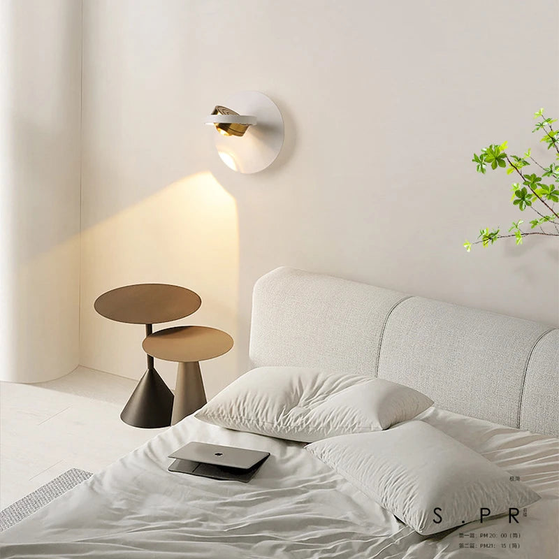applique murale led moderne rotative pour décoration intérieure - vue 4 sur 10