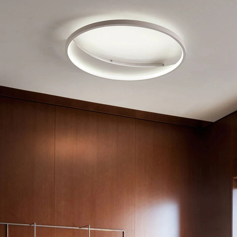 plafonnier moderne à leds avec télécommande pour intérieur décor lumineux - vue 3 sur 12