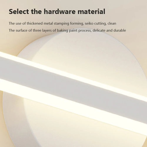 applique murale led minimaliste pour éclairage intérieur moderne - vue 7 sur 12