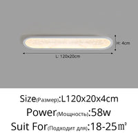 plafonnier moderne minimaliste en luxe créatif italien