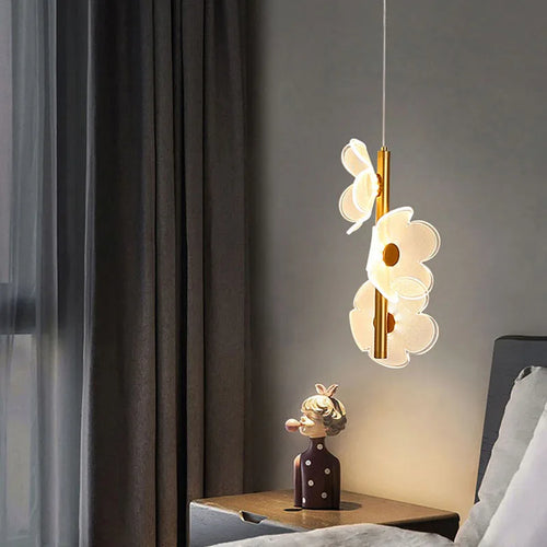 suspension design fleur lumineuse pour intérieur enfants et étude - vue 5 sur 7