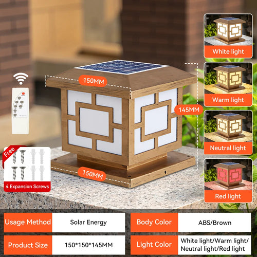 lampes solaires led vintage pour jardin et cour - vue 11 sur 14