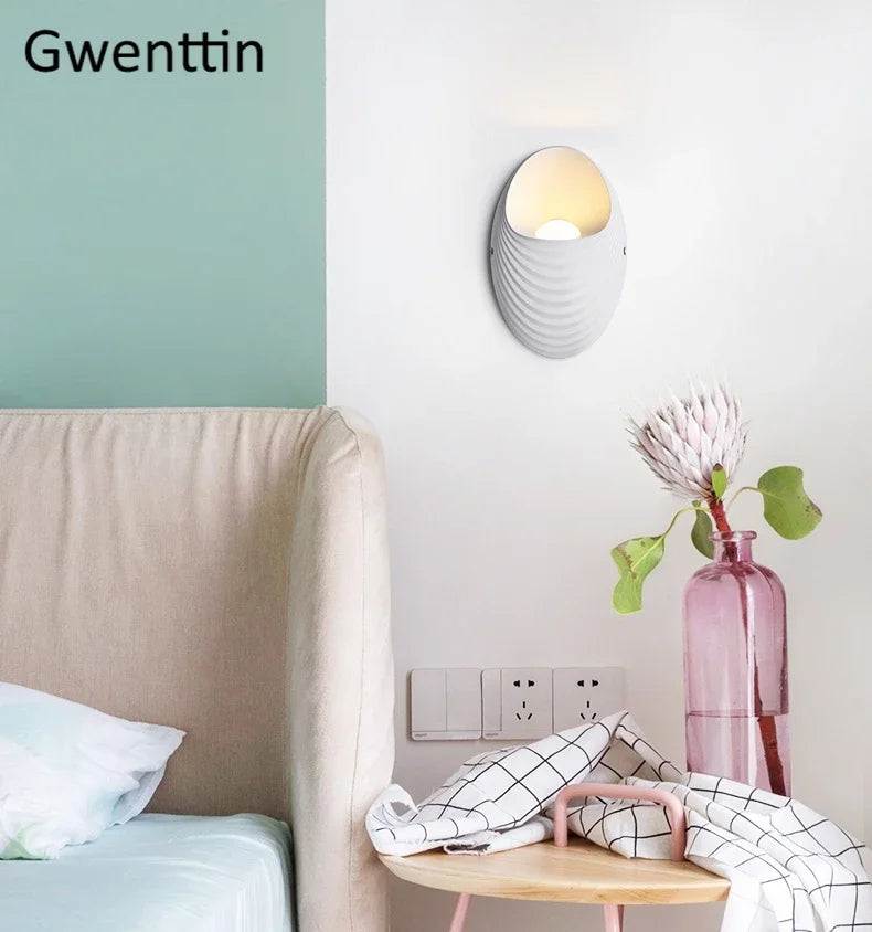 applique murale à led style nordique pour décoration intérieure - vue 3 sur 10