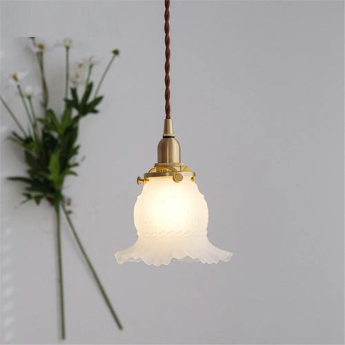 lustre loft suspension verre nordique rétro suspensions luminaire - vue 2 sur 8