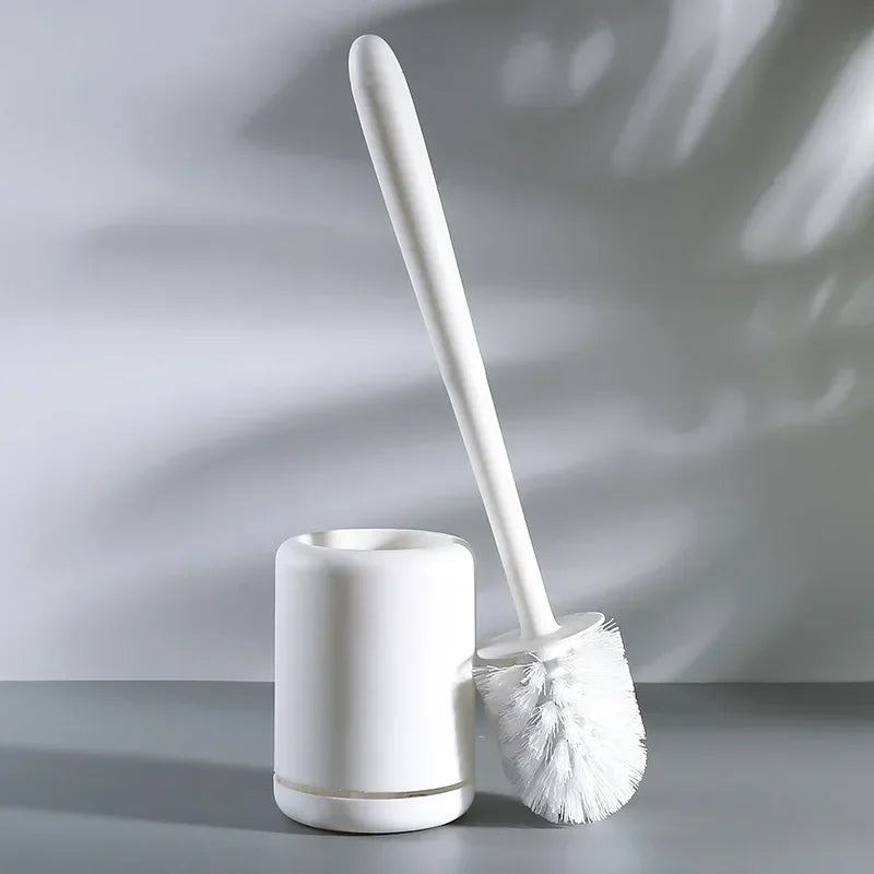 brosse de toilette murale avec support de rangement pratique - vue 8 sur 9