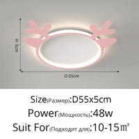 plafonnier led moderne pour éclairage intérieur décoratif