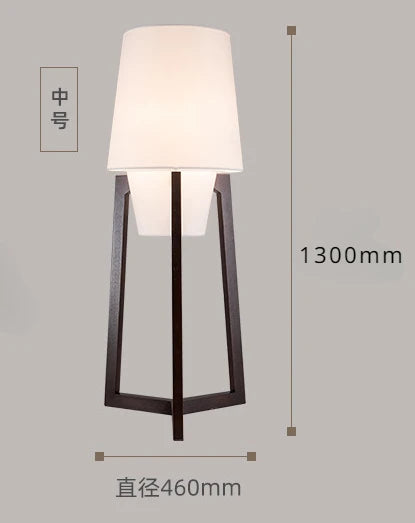 lampadaire en tissu japonais design rétro pour intérieur moderne
