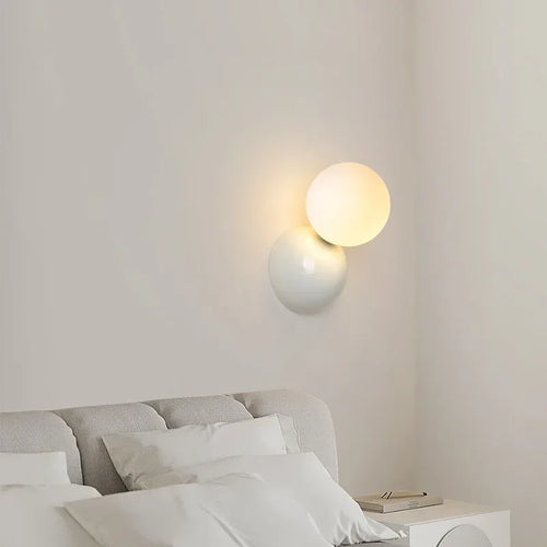 LED Applique Moderne Crème Cucurbit Flare Lumière Pour Chambre Chevet Salon Couloir Escalier Allée Balcon Décorations pour La Maison - vue 6 sur 9