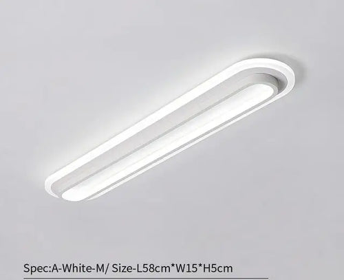 plafonnier moderne à bande led pour éclairage intérieur - vue 9 sur 12