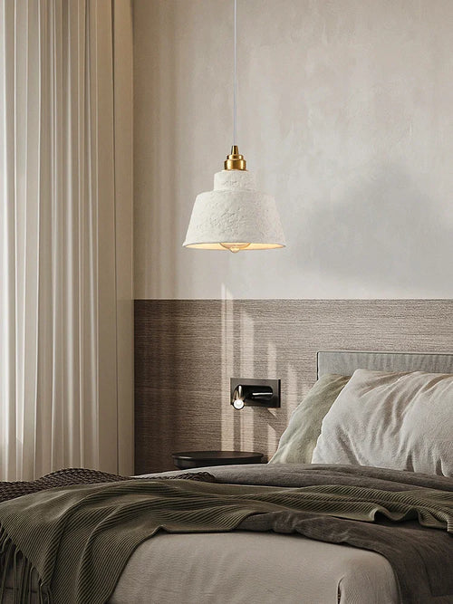 suspension artisanale wabi-sabi pour ambiance japonaise moderne - vue 4 sur 16