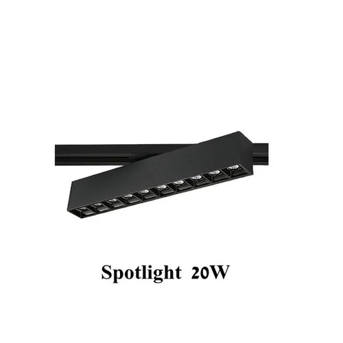 plafonnier cree led rail éclairage pour magasins et intérieurs modernes - vue 22 sur 22