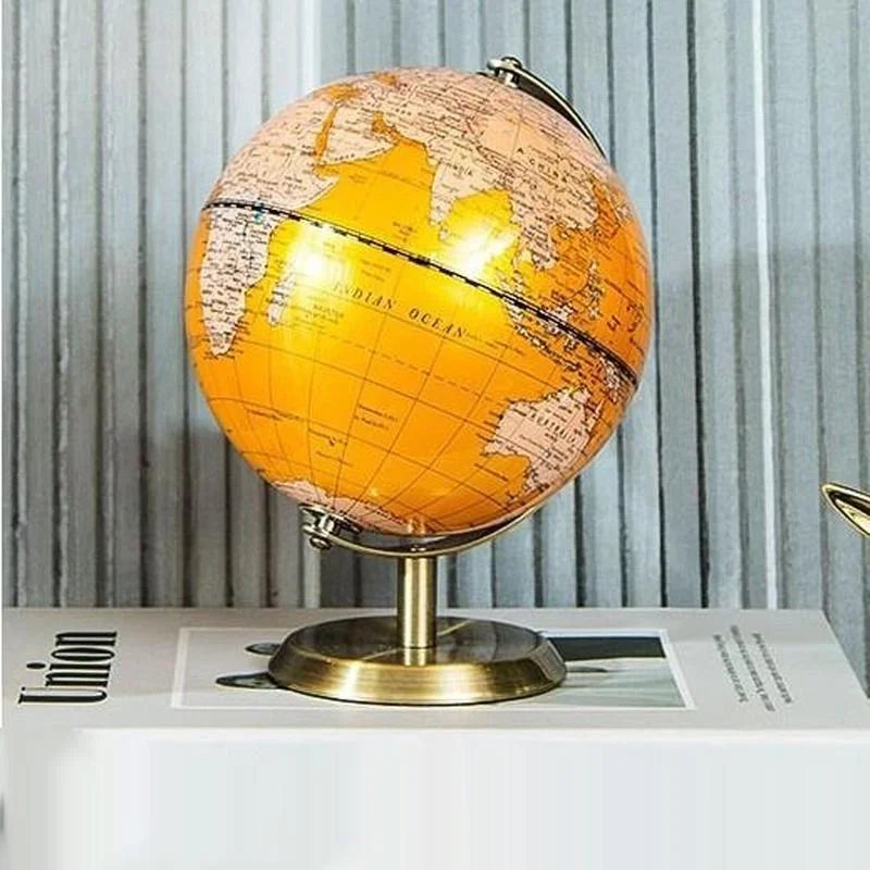globe rotatif décoration de bureau style européen créatif - vue 3 sur 11