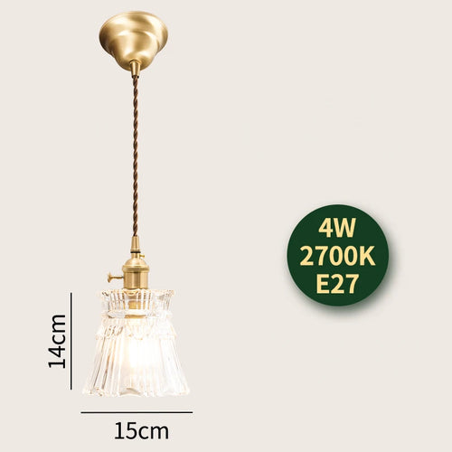 suspension en verre diamant led nordique moderne - vue 17 sur 30