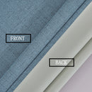Rideau occultant faux lin sur mesure isolant thermique