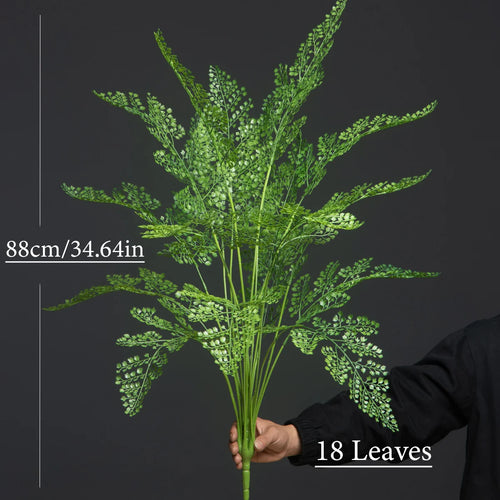 grand palmier artificiel avec feuilles de monstera pour décoration extérieure - vue 8 sur 7