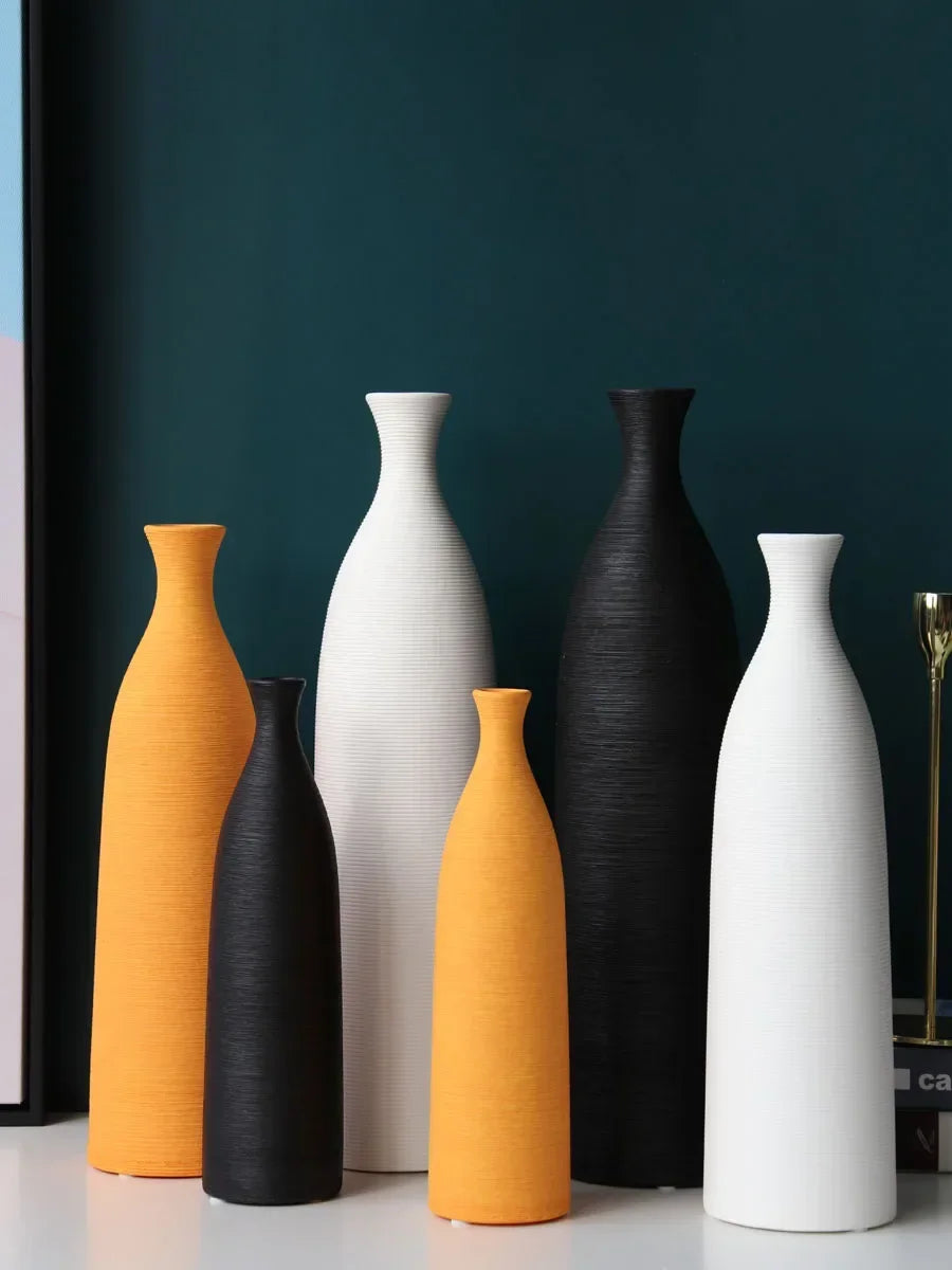 vase en céramique moderne pour décoration intérieure artisanale - vue 3 sur 15