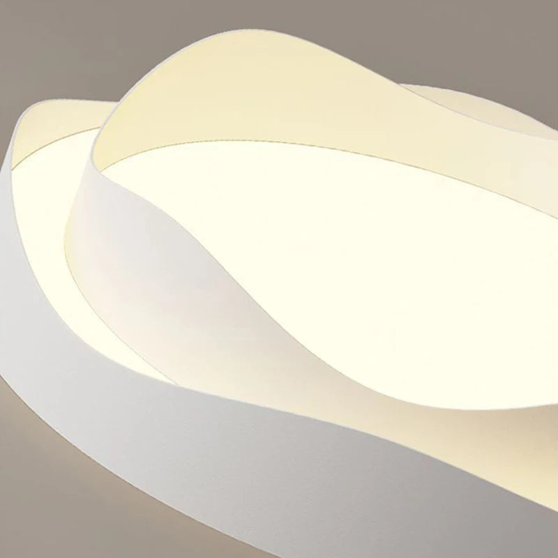 Lustre LED blanc plafonniers salon cuisine décor luminaire intérieur pour cuisine lampe à gâteau - vue 3 sur 9