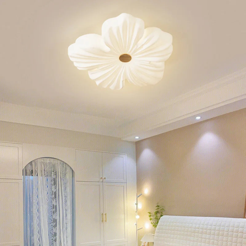 plafonnier moderne à leds en forme de fleur pour décoration intérieure - vue 3 sur 12
