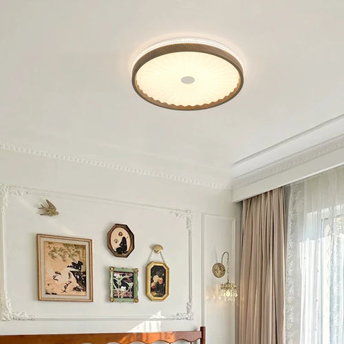 plafonnier rond en style médiéval wabi-sabi pour intérieur élégant - vue 6 sur 8