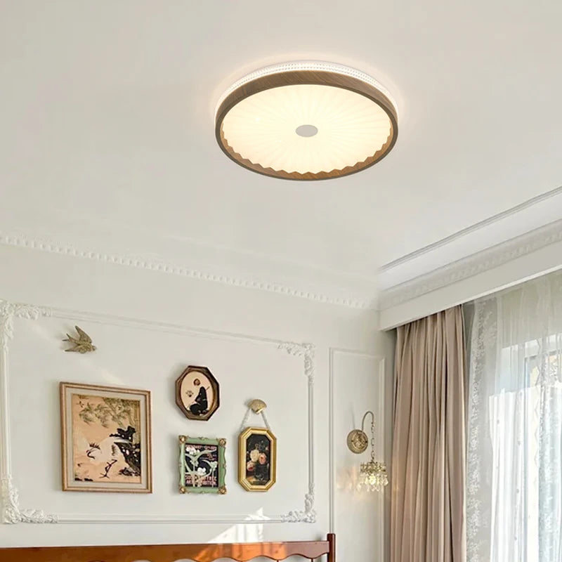 plafonnier rond en style médiéval wabi-sabi pour intérieur élégant - vue 6 sur 8