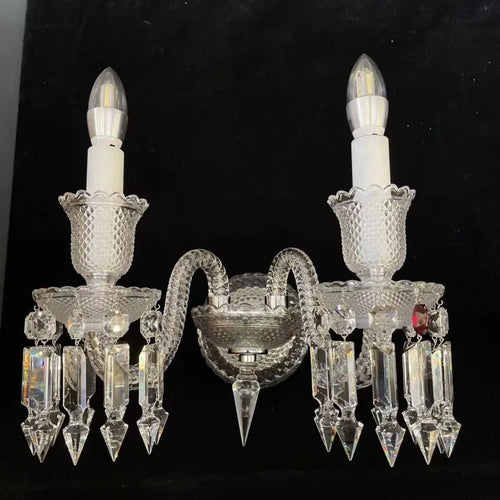 applique murale en cristal pour éclairage intérieur et mariage - vue 4 sur 10