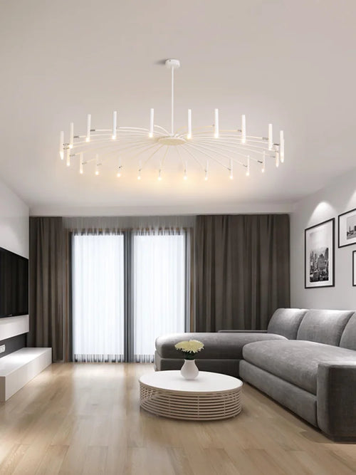 lustre moderne en design nordique pour un éclairage élégant - vue 4 sur 14
