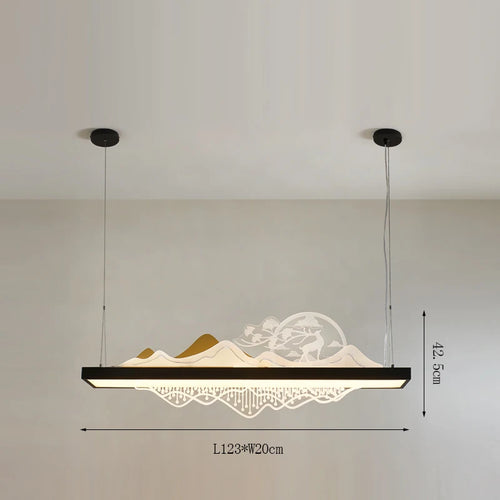 suspension chinoise en bois pour ambiance zen et économique - vue 17 sur 16