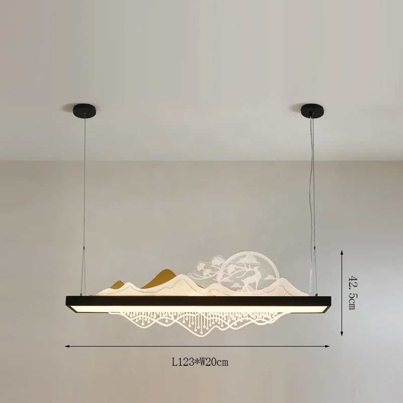 suspension chinoise en bois pour ambiance zen et économique - vue 16 sur 16