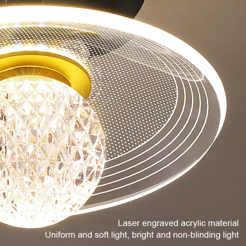 plafonnier led nordique pour décoration intérieure table à manger - vue 5 sur 12