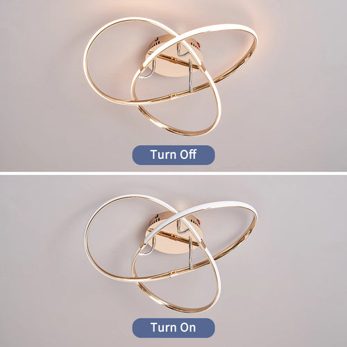 plafonnier led moderne pour maison intelligente avec alexa - vue 2 sur 9