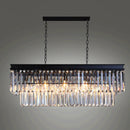 lustre moderne double couches en led pour décoration élégante