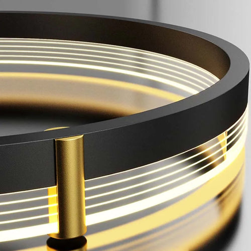 lustre led moderne pour décoration intérieure luminaire plafond - vue 5 sur 12
