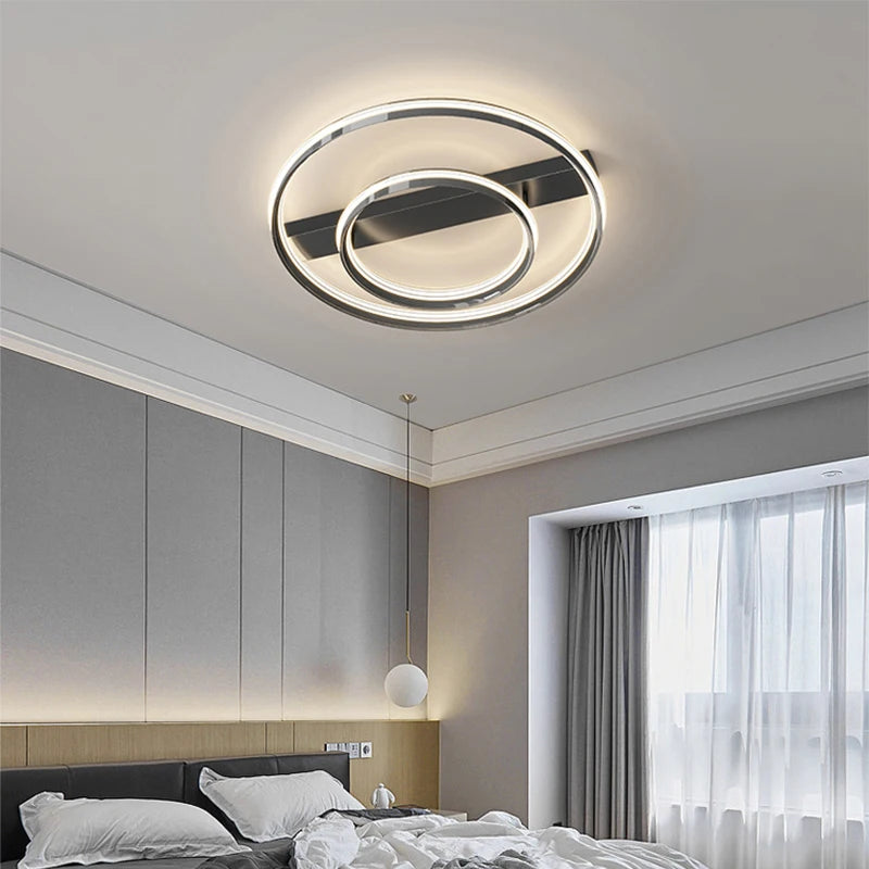 plafonnier led moderne pour décoration intérieure lumineuse - vue 2 sur 10