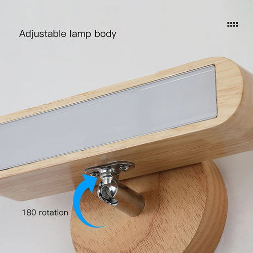 applique murale moderne en bois pour intérieur et veilleuse décorative - vue 6 sur 8