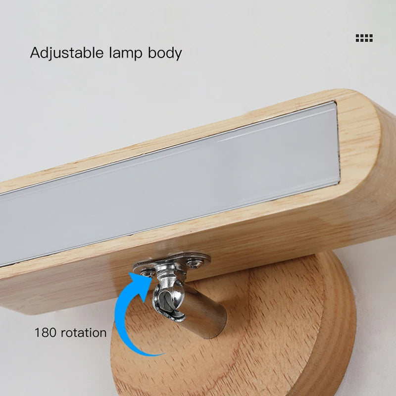 applique murale moderne en bois pour intérieur et veilleuse décorative - vue 5 sur 8