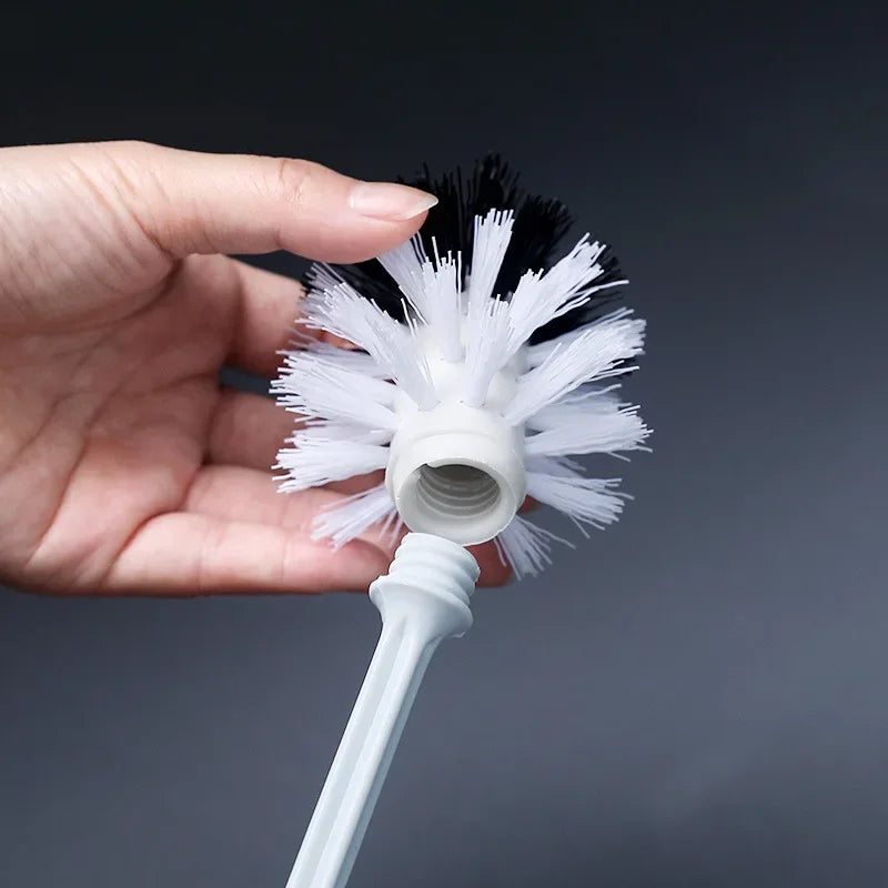 brosse de nettoyage profonde poils épais et doux long manche ergonomique - vue 4 sur 8